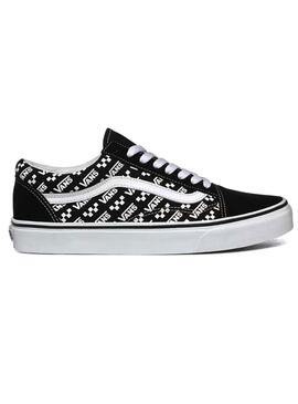 Sapatilhas Vans Old Skool Logo Repeat Preto Homem