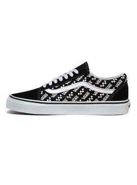 Sapatilhas Vans Old Skool Logo Repeat Preto Homem