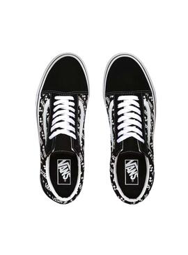 Sapatilhas Vans Old Skool Logo Repeat Preto Homem