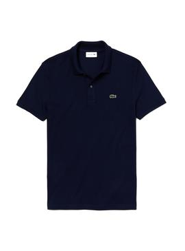 Polo Lacoste Basico Azul Marinho Homem