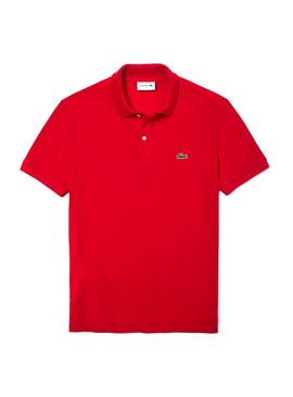 Polo Lacoste Basico Vermelho Homem