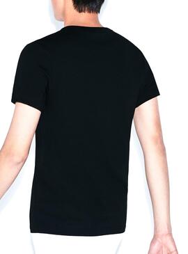 T-Shirt Lacoste TH3377 Preto
