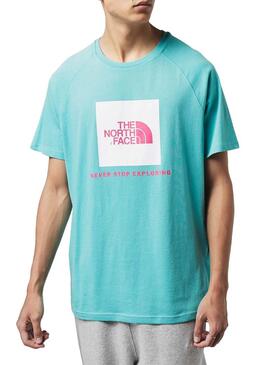T-Shirt The North Face Rag turquesa para Homem