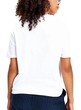 T-Shirt Tommy Jeans Colored Branco para  Mulher
