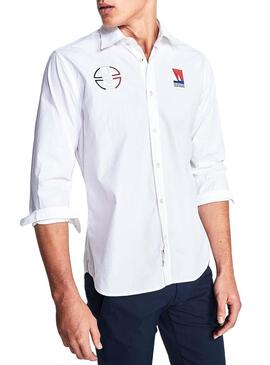Camisa North Sails Patch Branco para Homem
