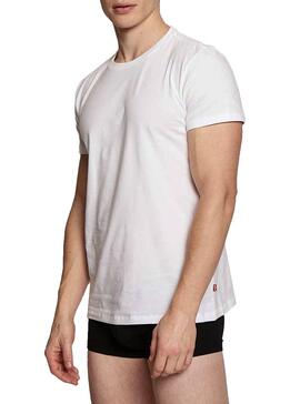 T-Shirt Levis Slim Branco para Homem
