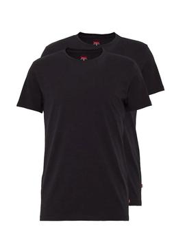 T-Shirt Levis Slim Preto para Homem