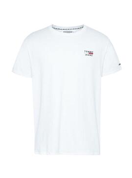 T-Shirt Tommy Jeans Chest Logo Branco