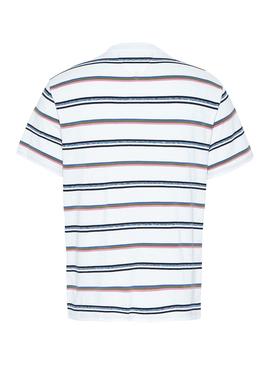 T-Shirt Tommy Jeans Seasonal Stripe Branco