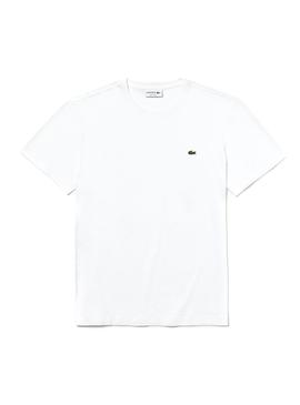 T-Shirt Lacoste Basico Homem Branco