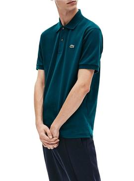 Polo Lacoste Classic Verde para Homen