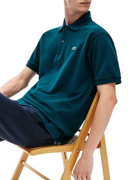 Polo Lacoste Classic Verde para Homen