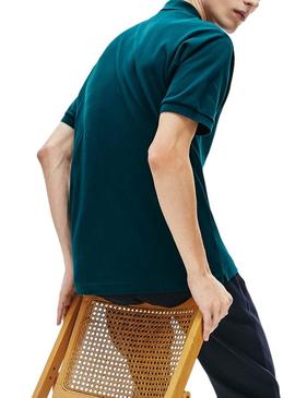 Polo Lacoste Classic Verde para Homen