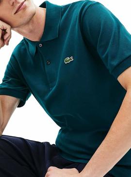Polo Lacoste Classic Verde para Homen