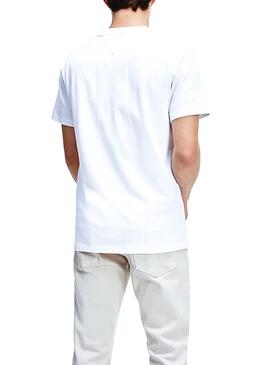 T-Shirt Tommy Jeans Logo pequeno Branco