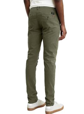 Calças Levis Chino Slim Verde para  Homem