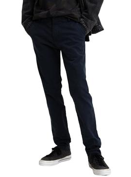 Calças Levis Chino Slim Azul Marinho para  Homem