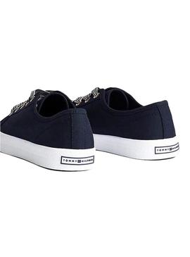 Sapatilhas Tommy Hilfiger Náutico Azul para Mulher