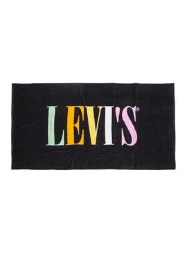 Toalha Levis Serif Logo Preto para Mulher e Homem