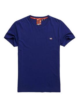 T-Shirt Superdry Collective Azul para Homem
