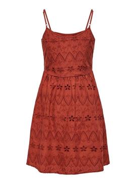 Vestido Only Siri Orange para Mulher