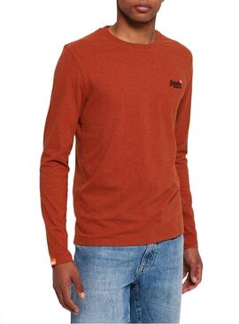T-Shirt Superdry Vintage Laranja para Homem