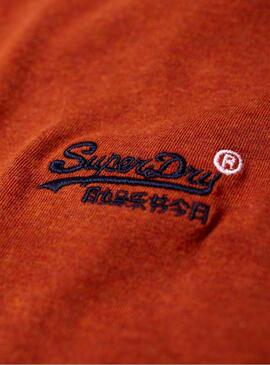 T-Shirt Superdry Vintage Laranja para Homem