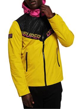 Corta-vento Superdry Axis Amarelo para Homem