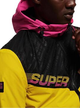 Corta-vento Superdry Axis Amarelo para Homem