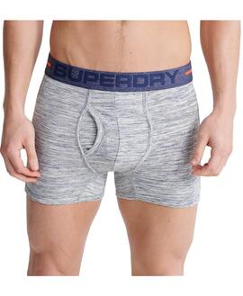 Cuecas Superdry Sport Azul y Gris Homem