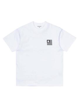 T-Shirt Carhartt State Chromo Branco para  Homem