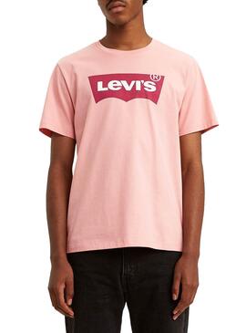 T-Shirt Levis Housemark Graphic Rosa para  Homem