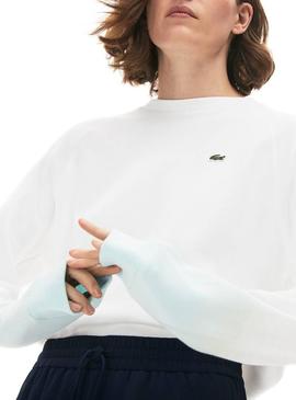 Sweat Lacoste Tie Dye Branco para Mulher