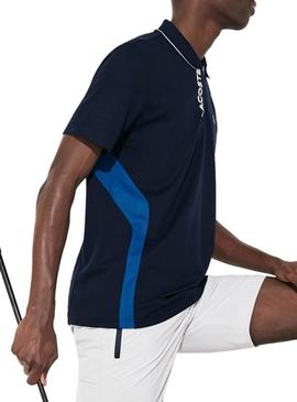 Polo Lacoste Ultra-Dry Azul para Homem