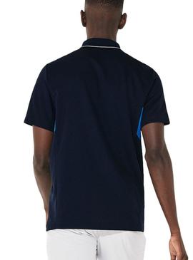 Polo Lacoste Ultra-Dry Azul para Homem