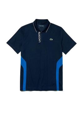 Polo Lacoste Ultra-Dry Azul para Homem