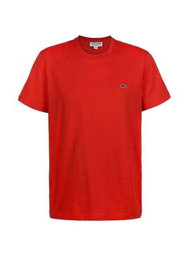 T-Shirt Lacoste Loose Vermelho para Homem