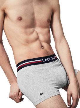 Cuecas Lacoste Boxer Tricolor para Homem