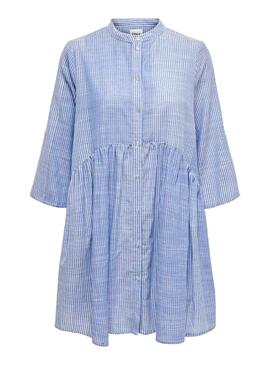 Vestido Only Chicago Stripe Azul para  Mulher