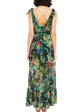 Vestido Naf Naf Floral Verde para  Mulher