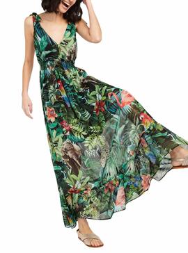 Vestido Naf Naf Floral Verde para  Mulher