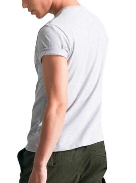T-Shirt Superdry Core Gris para Homem