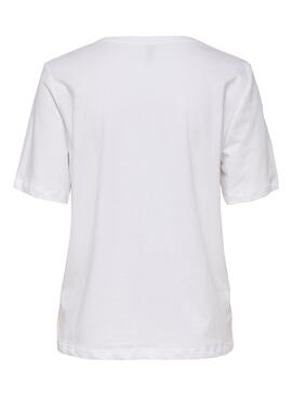 T-Shirt Only Sui Branco para Mulher