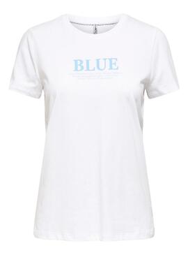T-Shirt Only Lava Branco para Mulher