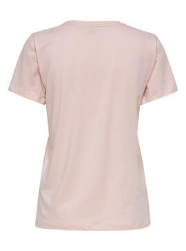 T-Shirt Only Lava Rosa para Mulher
