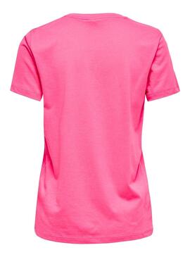 T-Shirt Only Lava Fucsia para Mulher
