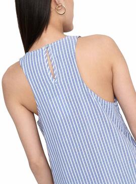 Vestido Only Gerry Azul para Mulher