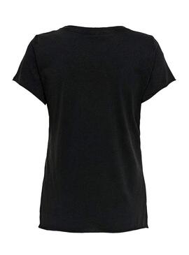T-Shirt Only Lucy Preto para Mulher