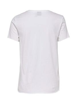 T-Shirt Only Penauts Branco para Mulher