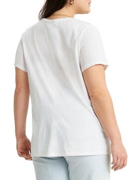 T-Shirt Levis Perfect Tee Plus Branco para Mulher